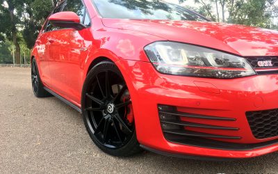 You can’t get any better than this!! Latest HRE FF04 @flowformwheels for this VW Golf Gti ! Brand : HRE Model: FF04 Flowform  Size : 19″ Tarmac Black